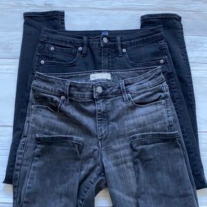 Bundle Gap Denim St 1969 True Skinny Black Jeans Size 28